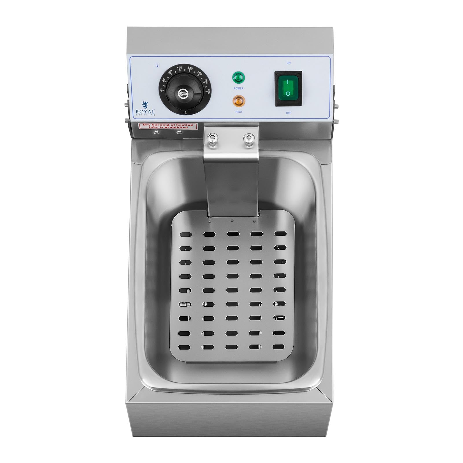 Electric gastronomy hot fryer 230 V 3200W 8 L - Carlat