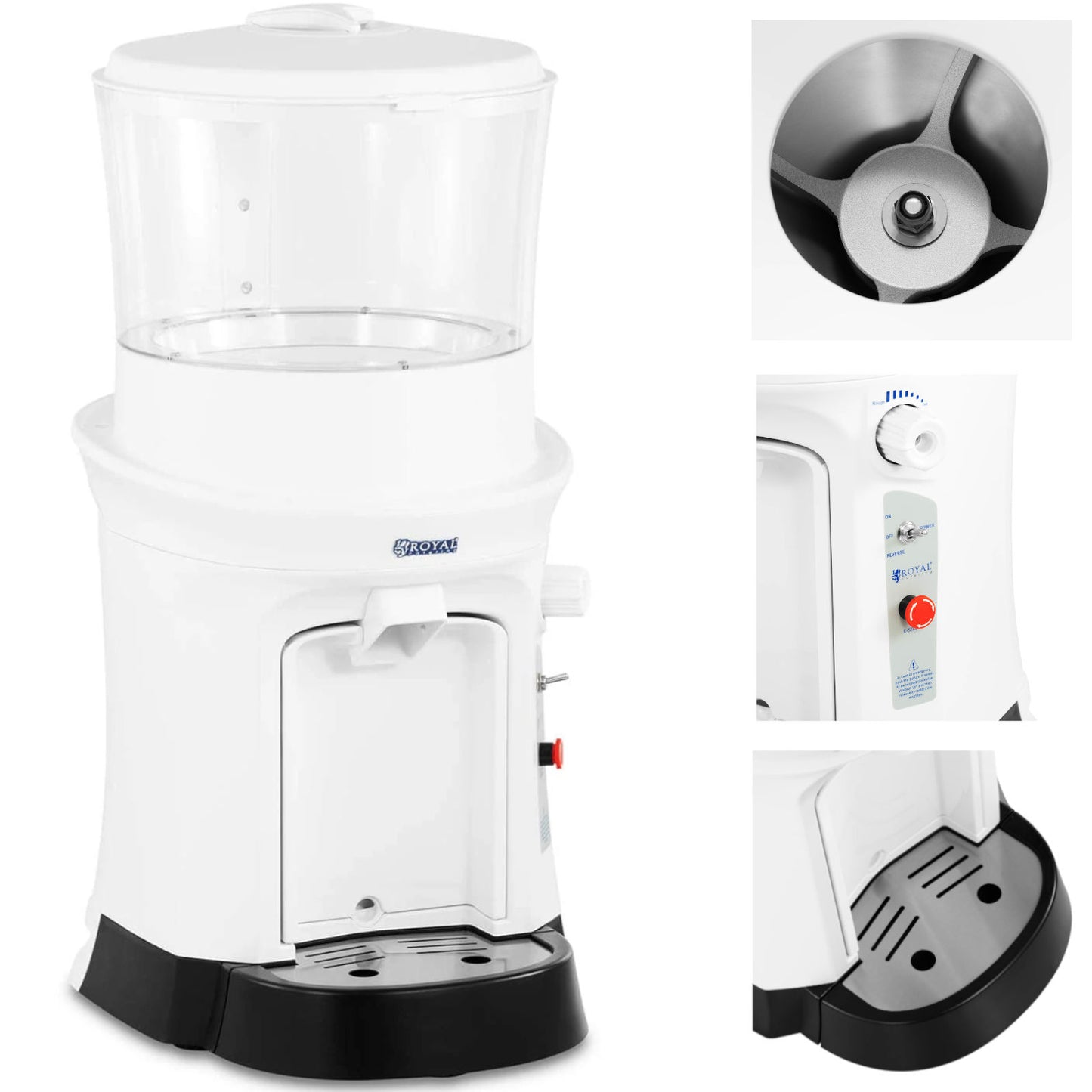 Electric ice crusher 12 l 320 rpm 400 W - Carlat