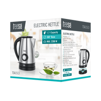 Teesa Electric kettle with water temperature indicator, TEESA, stainless steel, 2200W, 1.7L – image 5