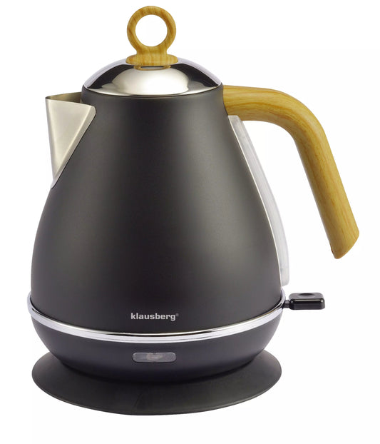 Electric kettles – 1.7-liter Black Electric Kettle, Klausberg - Carlat