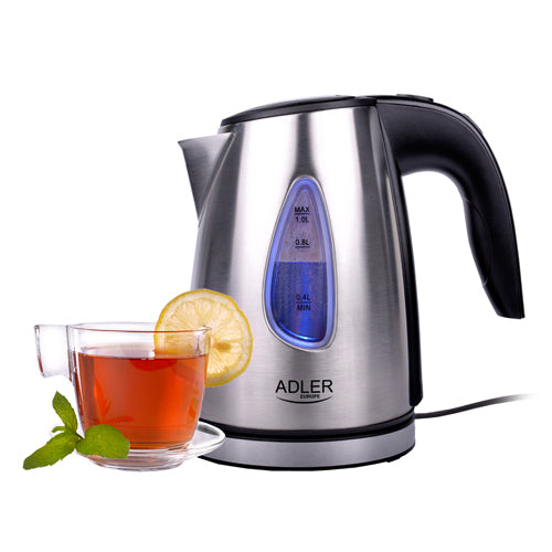 ADLER Electric kettles – AD 1203 1.0-liter metal kettle – image 3
