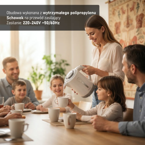 ADLER Electric kettles – AD 1244 2.5-liter plastic kettle – image 23