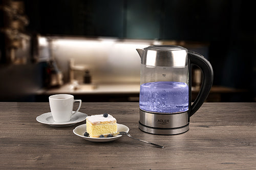 ADLER Electric kettles – AD 1247 1.7-liter glass kettle with temperature control – image 24