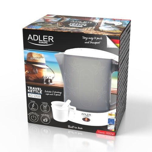 ADLER Electric kettles – AD 1268 0.6-liter Plastic Kettle - Travel – image 23