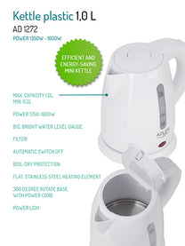 ADLER Electric kettles – AD 1272 1.0-liter plastic kettle – image 12
