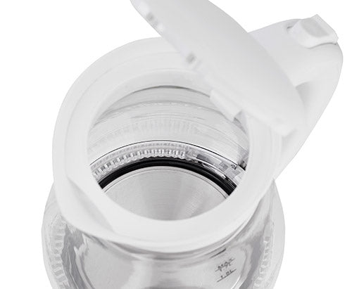 ADLER Electric kettles – AD 1274 white 1.7-liter glass kettle – image 3