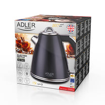 ADLER Electric kettles – AD 1343 black 1.5-liter Strix metal kettle – image 15