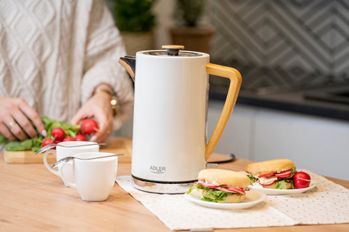 ADLER Electric kettles – AD 1347 white Strix 1.7-liter metal kettle – image 7