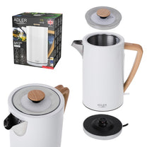ADLER Electric kettles – AD 1347 white Strix 1.7-liter metal kettle – image 17