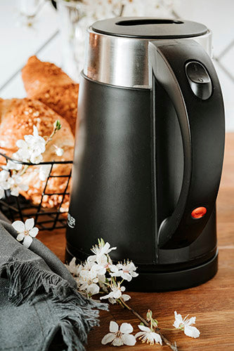 Electric kettles – AD 1372 black 0.6-liter metal kettle - Carlat