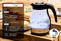 Electric kettles – CR 1300 1.7-liter Glass Kettle - Carlat