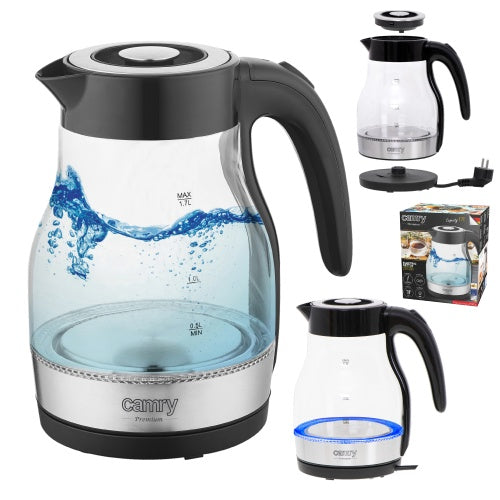 Electric kettles – CR 1300 1.7-liter Glass Kettle - Carlat