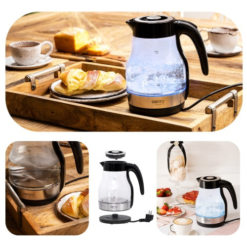 Electric kettles – CR 1300 1.7-liter Glass Kettle - Carlat