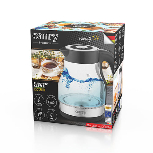 Electric kettles – CR 1300 1.7-liter Glass Kettle - Carlat