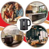 Electric kettles – Electric Travel Kettle, Black, 1.0 L, Klausberg, KB-9046 - Carlat