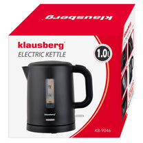 Electric kettles – Electric Travel Kettle, Black, 1.0 L, Klausberg, KB-9046 - Carlat