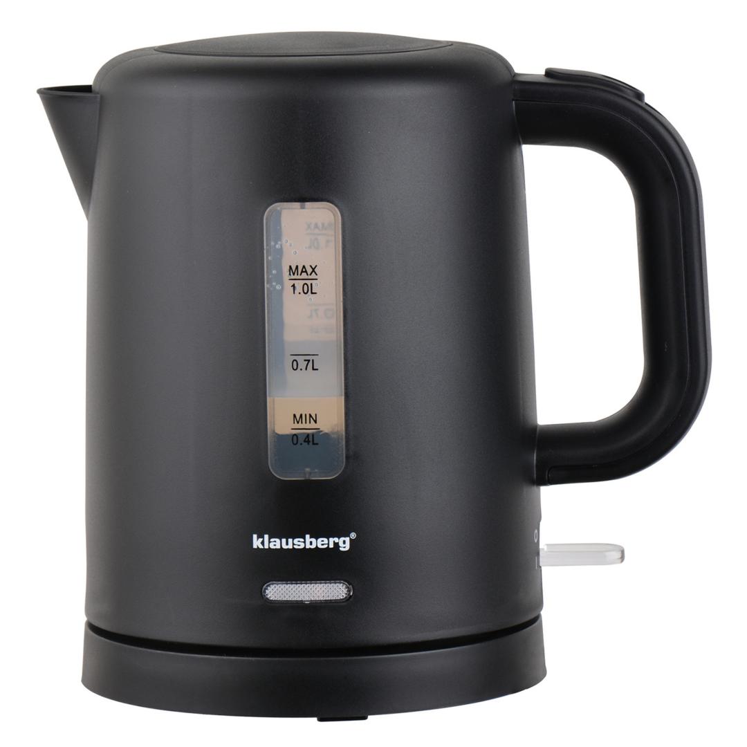 Electric kettles – Electric Travel Kettle, Black, 1.0 L, Klausberg, KB-9046 - Carlat