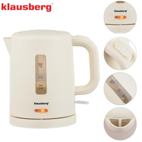 Electric kettles – Electric Travel Kettle, Cream, 1.0 L, Klausberg, KB-9047 - Carlat