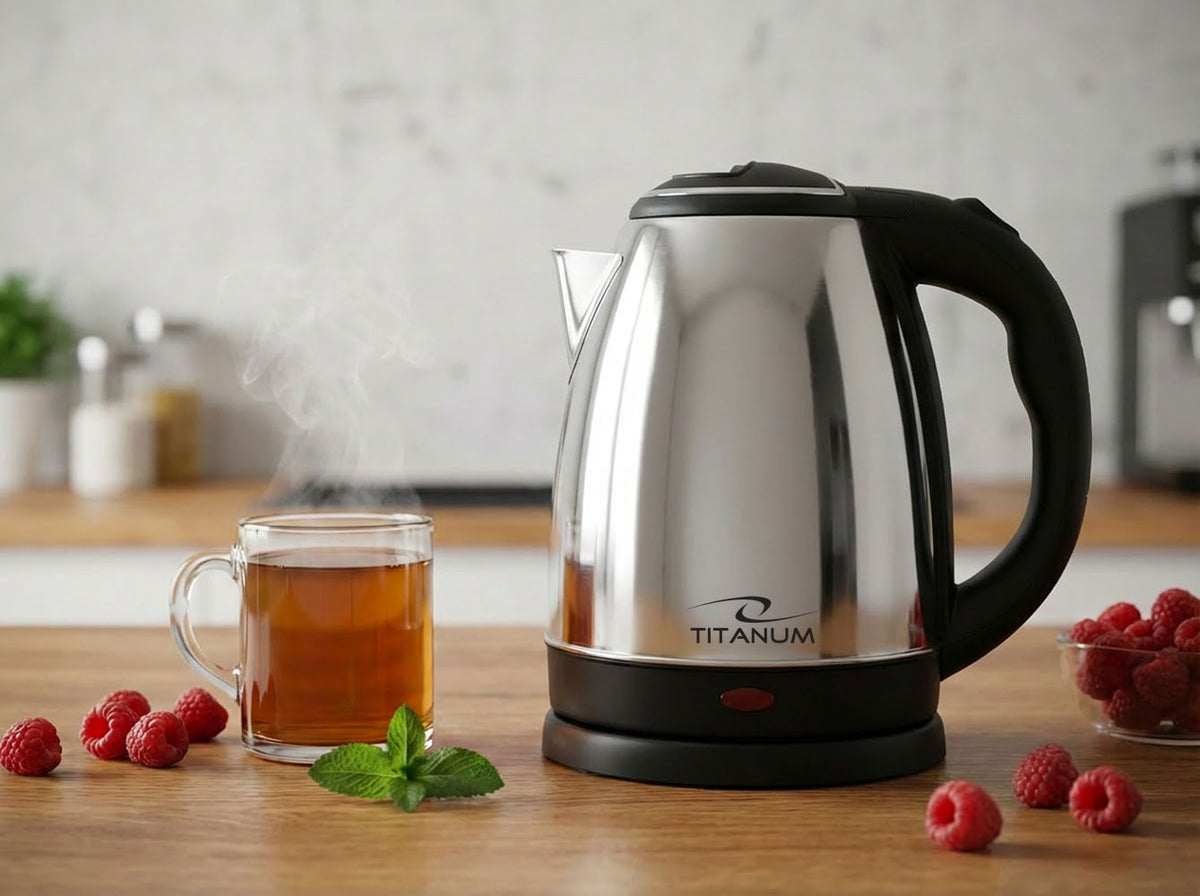 Electric kettles – TKK102S Titanum Roraima Electric Kettle, 1.8 L, Silver - Carlat