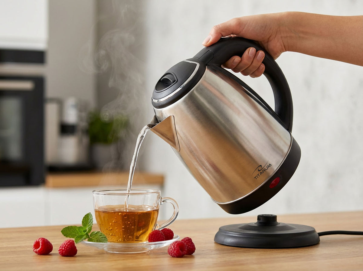 Electric kettles – TKK102S Titanum Roraima Electric Kettle, 1.8 L, Silver - Carlat