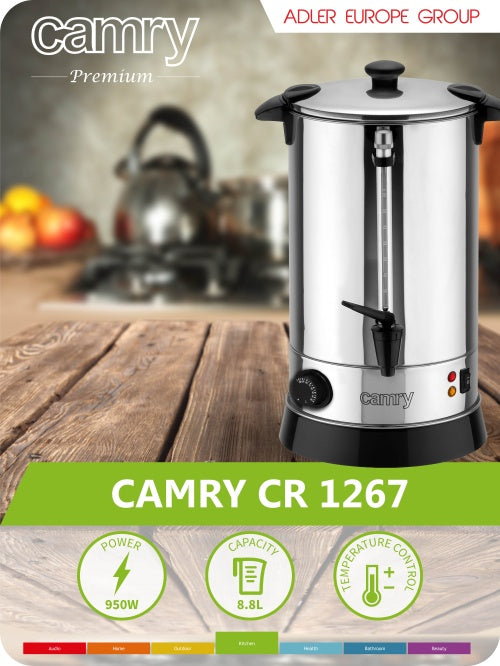 CAMRY Electric kettles, water heaters, pots – CR 1259 Warnik 20 L – image 26