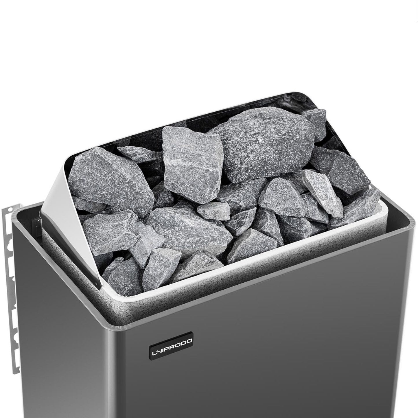 Electric sauna oven 9-13 m3 to 110C 400 V 9 kW black and silver - Carlat