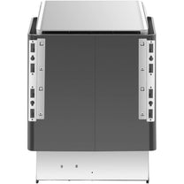 Electric sauna oven 9-13 m3 to 110C 400 V 9 kW black and silver - Carlat