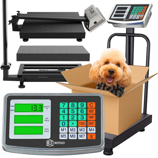Electronic Platform Warehouse and Retail Scale, 150 kg, High-Precision - ER1256 - Carlat