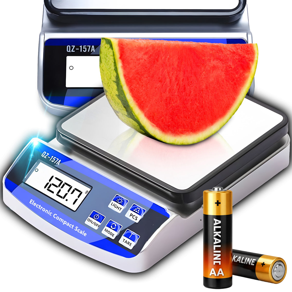Electronic retail, kitchen, and foodservice scale with a capacity of 15 kg and a resolution of 1 g - Carlat