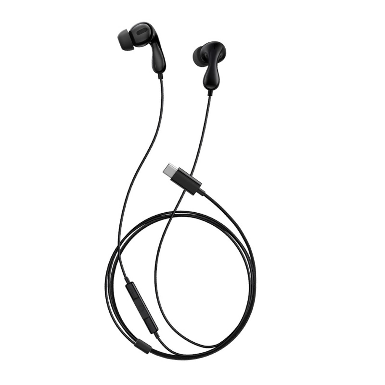Encok CZ20 USB-C wired in-ear headphones - black - Carlat
