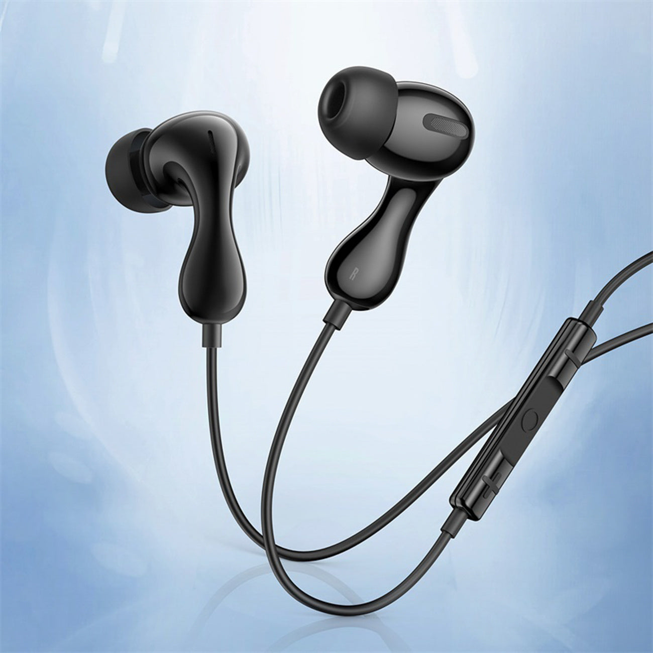 Encok CZ20 USB-C wired in-ear headphones - black - Carlat