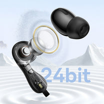 Encok CZ20 USB-C wired in-ear headphones - black - Carlat