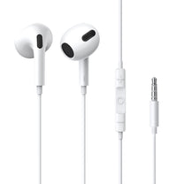 Encok H17 wired headphones, 3.5mm minijack, white - Carlat