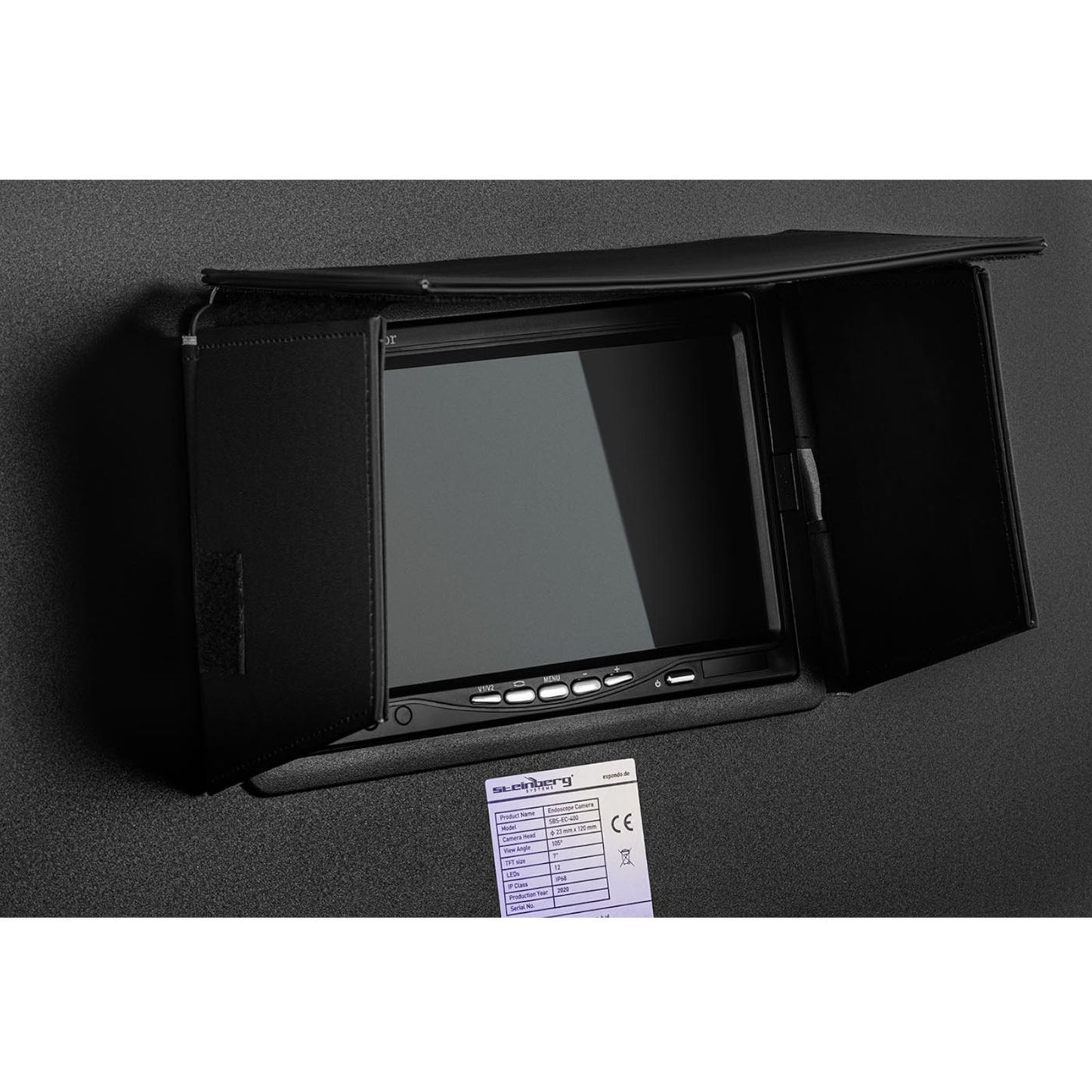Endoscope LCD TFT 7' pipe inspection camera 40-80 mm long 50m - Carlat