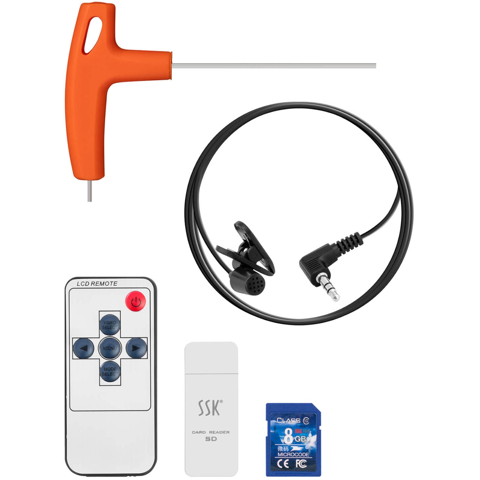 Endoscope LCD TFT 7' pipe inspection camera 40-80 mm long 50m - Carlat