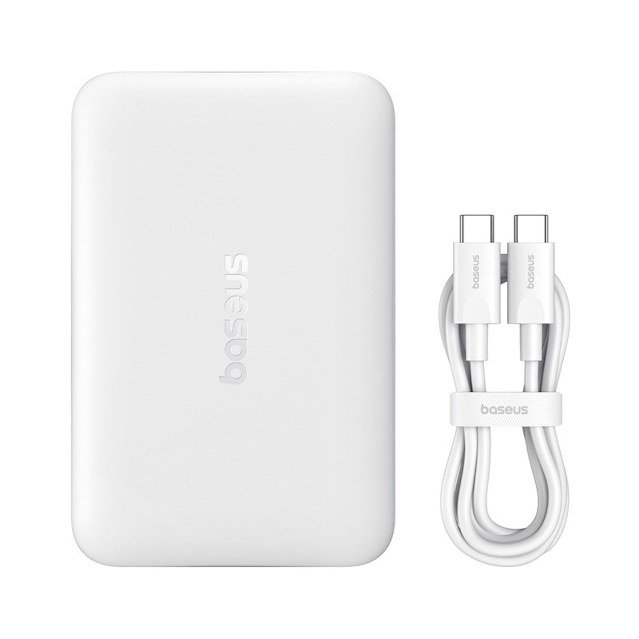 EnerFill FM11 10000mAh 22.5W MagSafe wireless powerbank with 30cm USB-C cable - white - Carlat