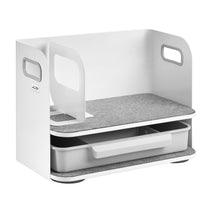Ergo Office Desk Organizer with Drawer, White, max. 10 kg, ER-440 - Carlat