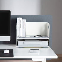 Ergo Office Desk Organizer with Drawer, White, max. 10 kg, ER-440 - Carlat