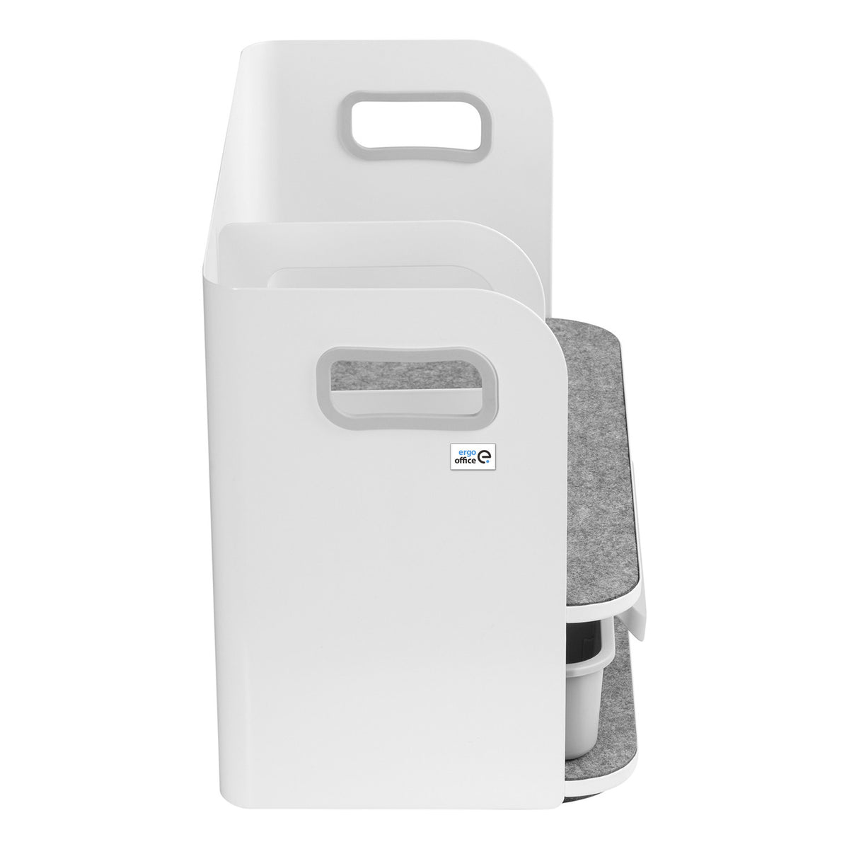 Ergo Office Desk Organizer with Drawer, White, max. 10 kg, ER-440 - Carlat