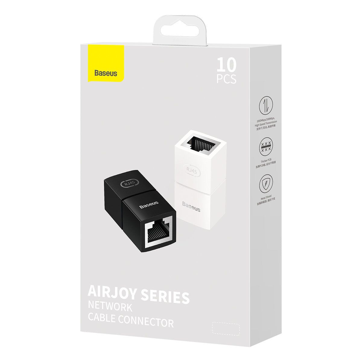 Ethernet Cables – Ethernet RJ45 network cable connector, white, SET - Carlat