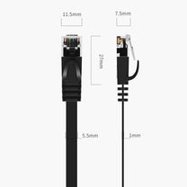 Ethernet Cables – Flat Ethernet CAT7 10Gbps RJ45 LAN internet - Carlat