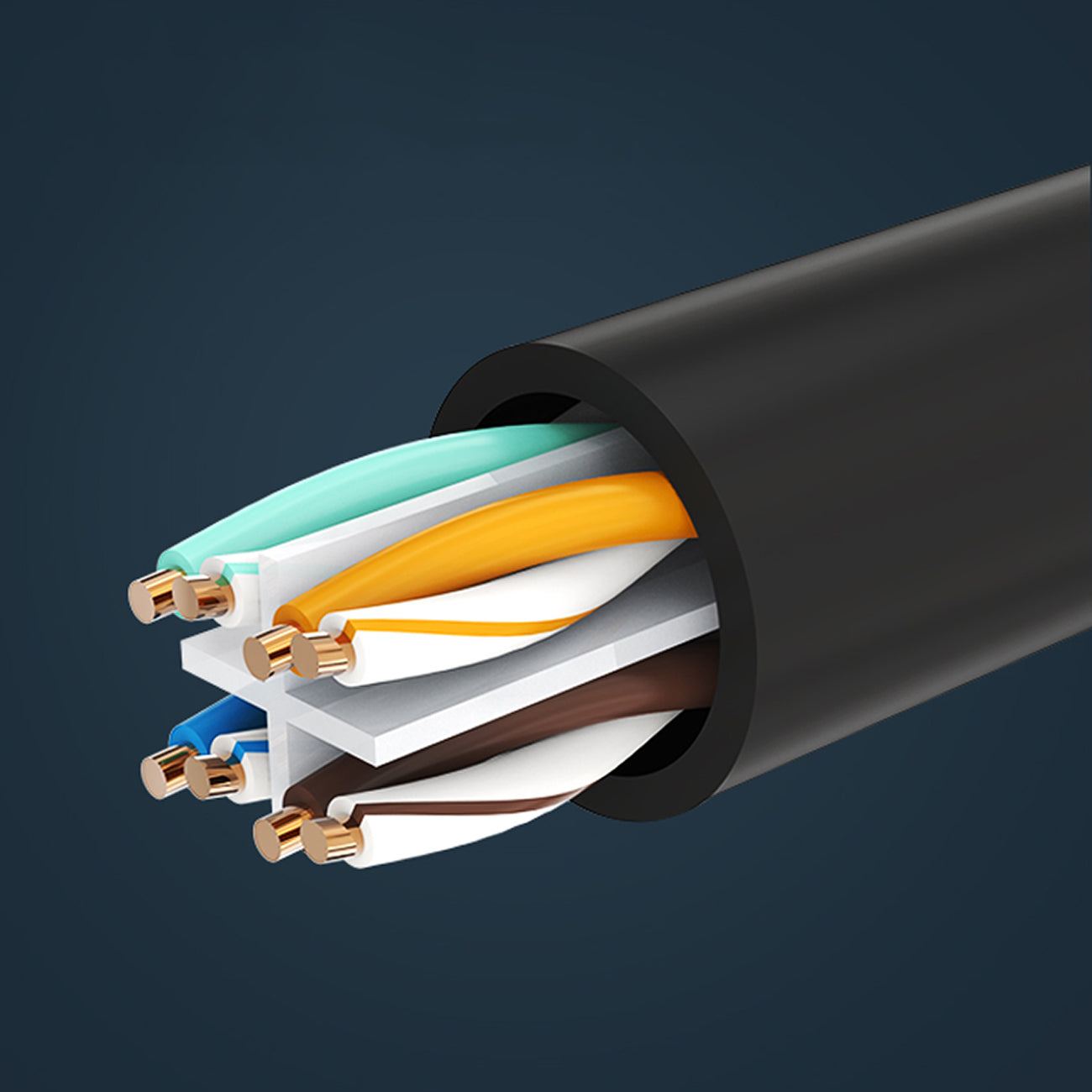 Ethernet Cables – LAN Ethernet RJ45 F/UTP Cat extension cable. - Carlat