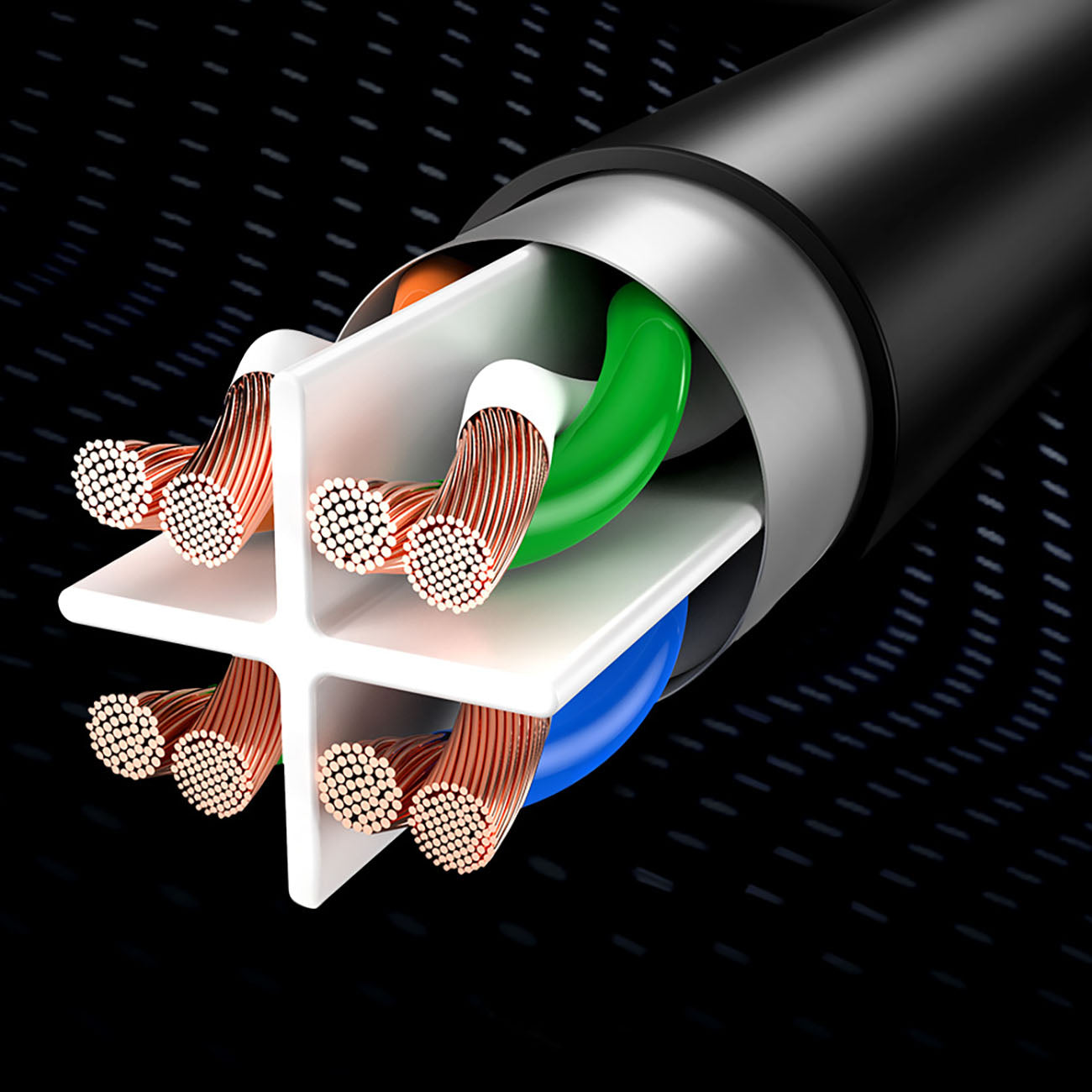 Ethernet Cables – RJ45 flat High Speed Ethernet CAT6 network - Carlat