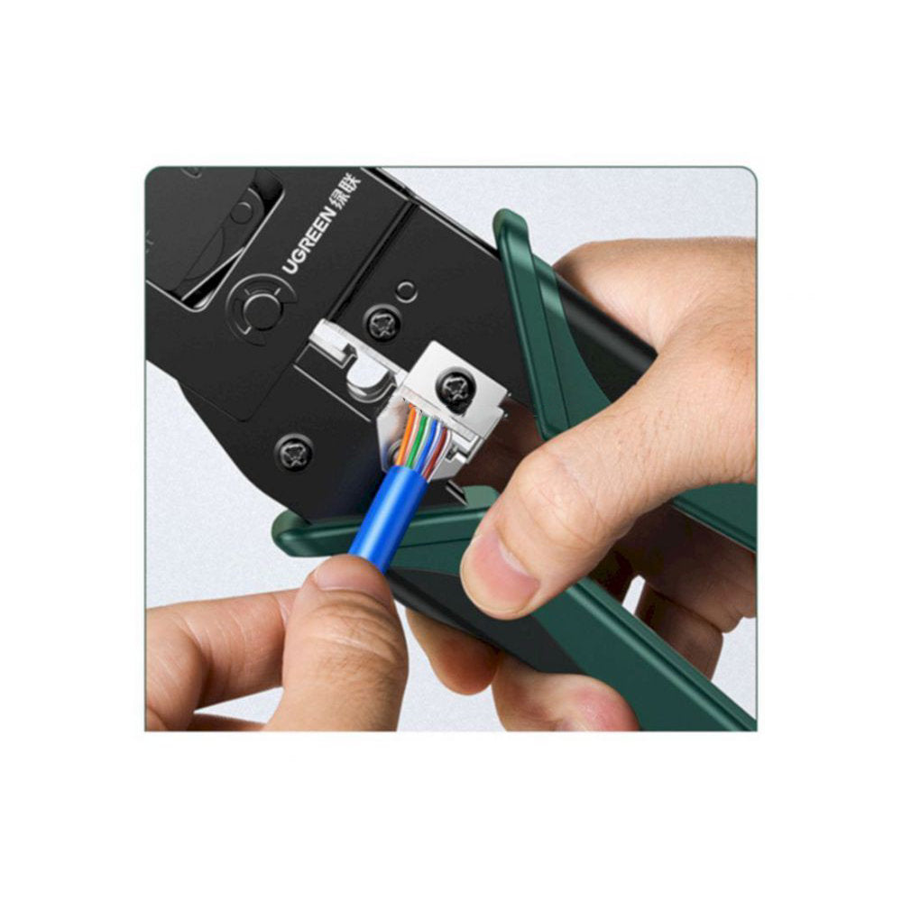 Ethernet Cables – RJ45 plug crimper for network cables, green - Carlat