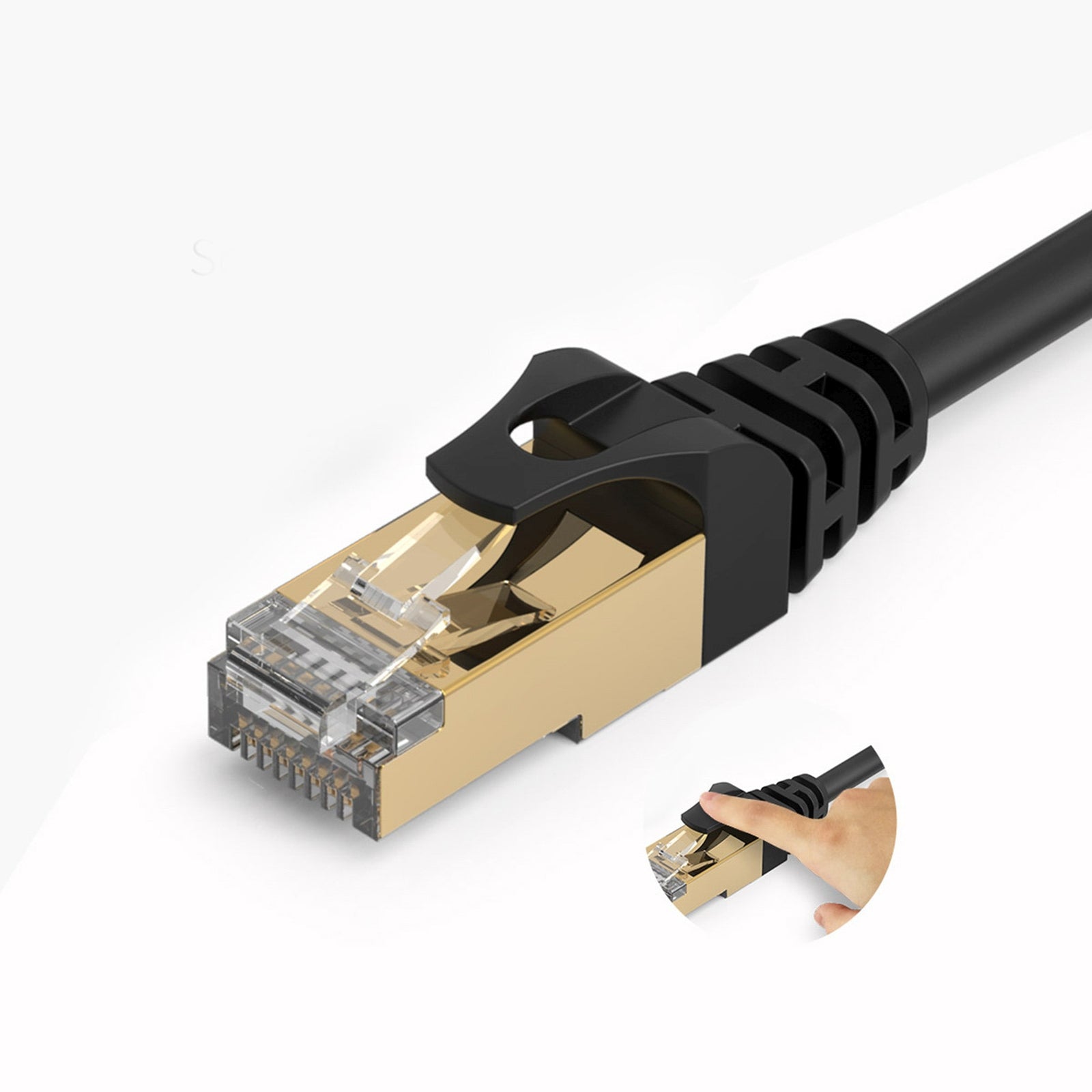 Ethernet Cables – Round LAN CAT7 10Gbps RJ45 internet cable - Carlat