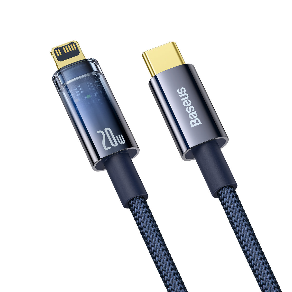 Explorer Series cable USB-C Iphone Lightning 20W 1m blue - Carlat