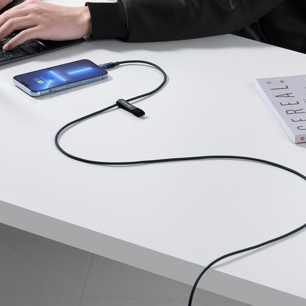 Explorer Series cable USB-C Iphone Lightning 20W 1m blue - Carlat