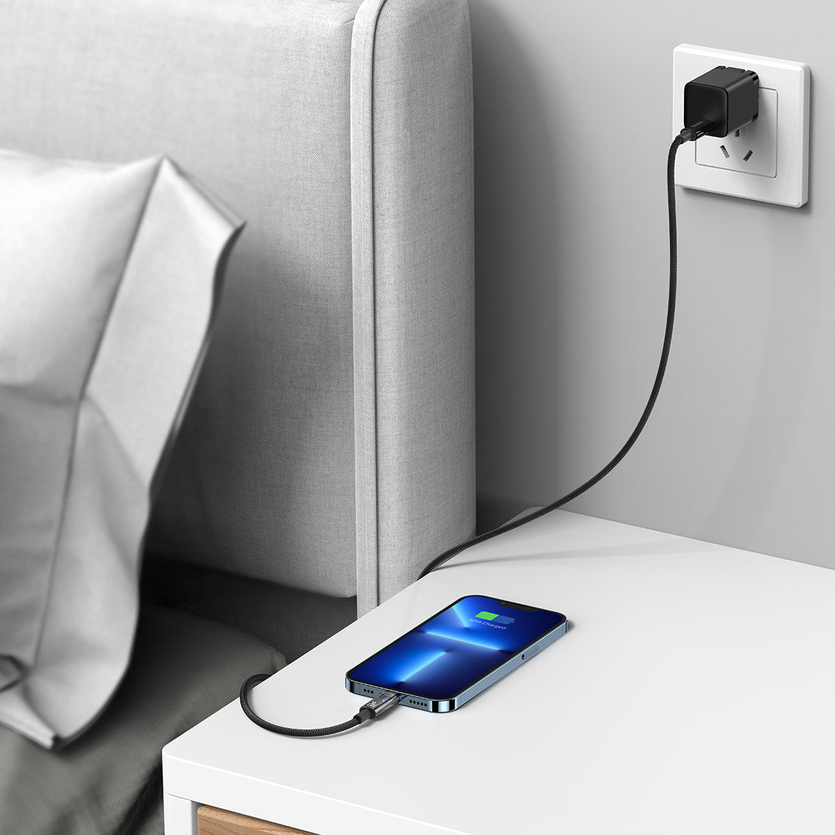 Explorer Series cable USB-C Iphone Lightning 20W 1m blue - Carlat