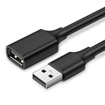 Extension cable adapter for USB 2.0 cable, 5 m, black - Carlat