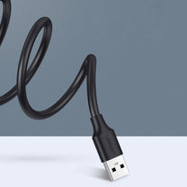 Extension cable adapter for USB 2.0 cable, 5 m, black - Carlat
